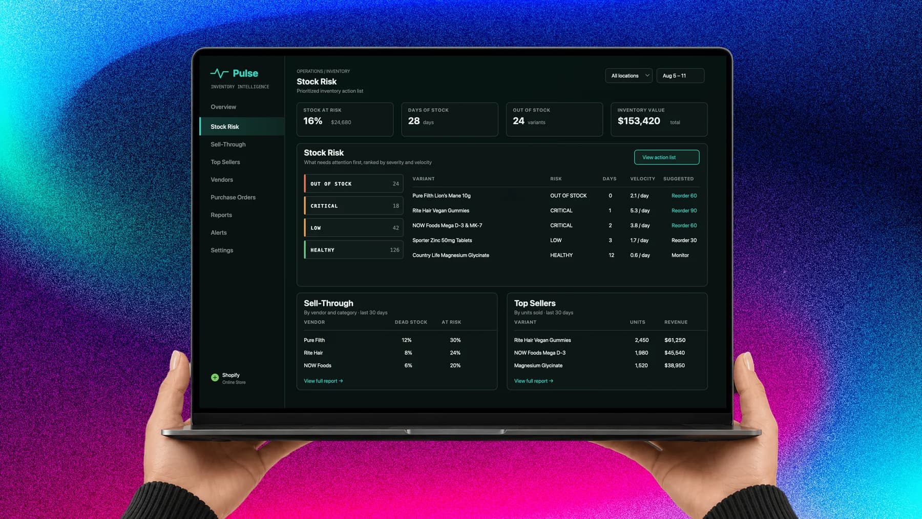 Pulse for Shopify App Store